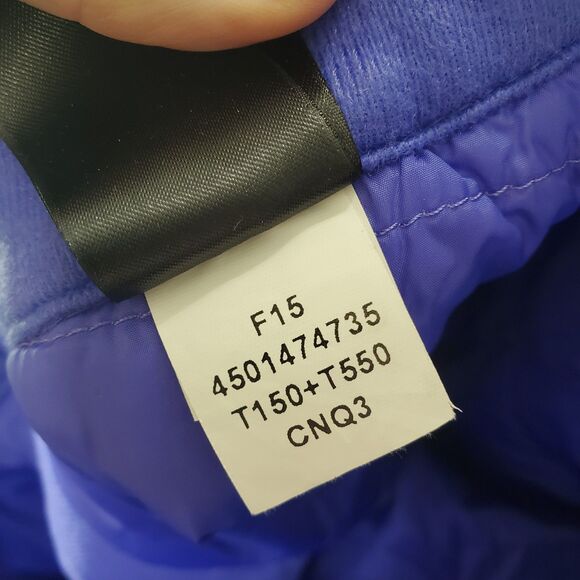 XS The North Face Women's Fourbarrel Insulated Pant Ski Snowboard Blue Low Rise - Picture 13 of 14